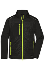 Lade das Bild in den Galerie-Viewer, Herren Hybrid Jacke (Recycled Polyester) - Stickerei Keinath